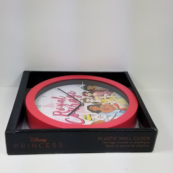 Disney Princess Wall Clock Office Home Wall Decor 9.5 Inches - Picture 3 of 6